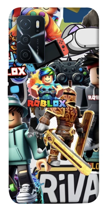 Чехол на Oppo A16s / A16 Roblox collage ver.1 фото 1 из 1