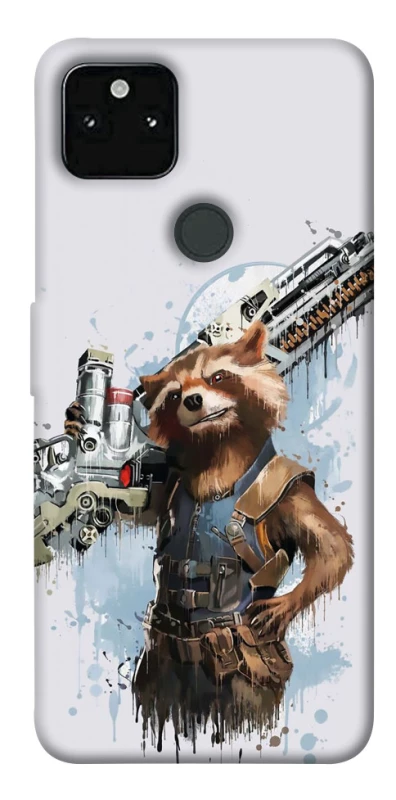Чехол на Google Pixel 5A Rocket Raccoon фото 1 из 1