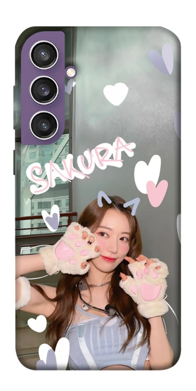 Чехол на Samsung Galaxy S23 FE Sakura - LE SSERAFIM фото 1 из 1