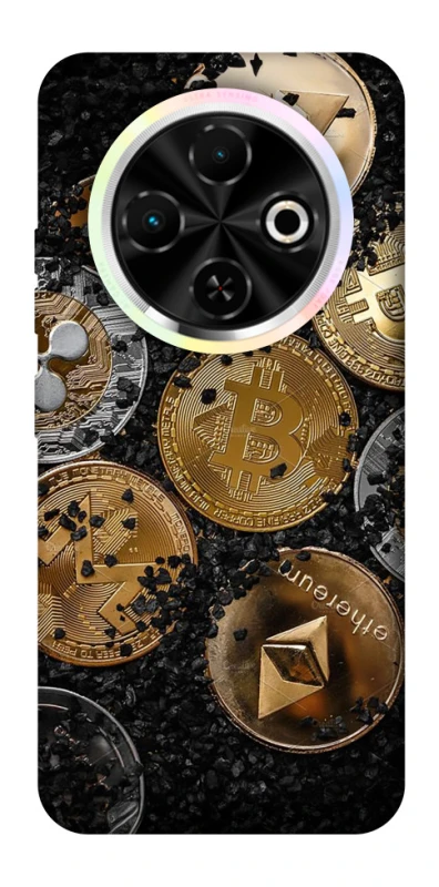 Чохол на TECNO Spark 30C Many coins v2 фото 1 з 1