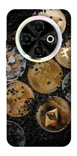 Чехол на TECNO Spark 30C Many coins v2 фото 1 Чехол на TECNO Spark 30C Many coins v2 фото 1 из 1