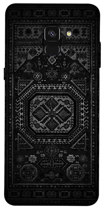 Чехол на Samsung A530 Galaxy A8 (2018) Черный ковер фото 1 из 1
