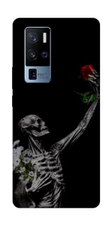 Чехол на Vivo X50 Pro+ Skeleton vs Rose фото 1 из 1