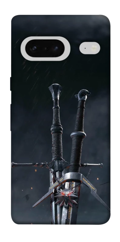 Чехол на Google Pixel 7 Мечи Ведьмака фото 1 из 1