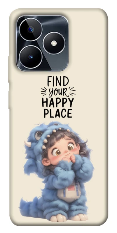 Чехол на Realme C53 Happy Place фото 1 из 1