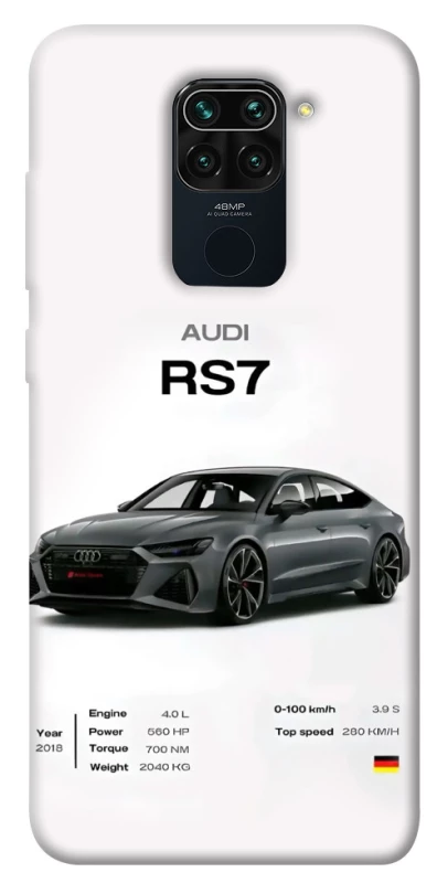 Чехол на Xiaomi Redmi Note 9 / Redmi 10X Audi RS7 фото 1 из 1