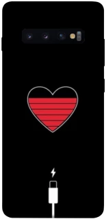 Чехол на Samsung Galaxy S10+ Charge your heart фото 1 из 1