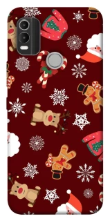 Чехол на Nokia C21 Plus Новогодний v6 фото 1 из 1