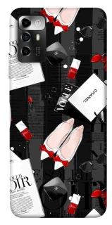 Чехол на ZTE Blade V40 Vita Fashion collage ver.4 фото 1 из 1