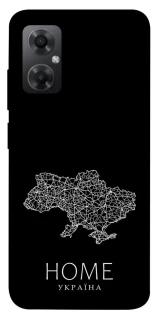 Чохол на Xiaomi Redmi Note 11R Ukraine black map фото 1 з 1