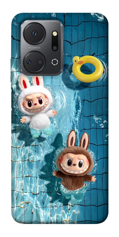 Чохол на Huawei Honor X7a Labubu in the pool фото 1 з 1