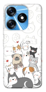 Чохол на TECNO Spark 10 Funny Pets фото 1 з 1