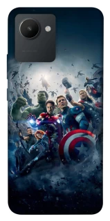 Чехол на Realme C30 Marvel heroes фото 1 из 1