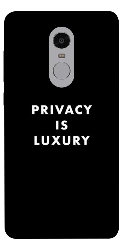 Чохол на Xiaomi Redmi Note 4X / Note 4 (Snapdragon) Privacy is luxury фото 1 з 1