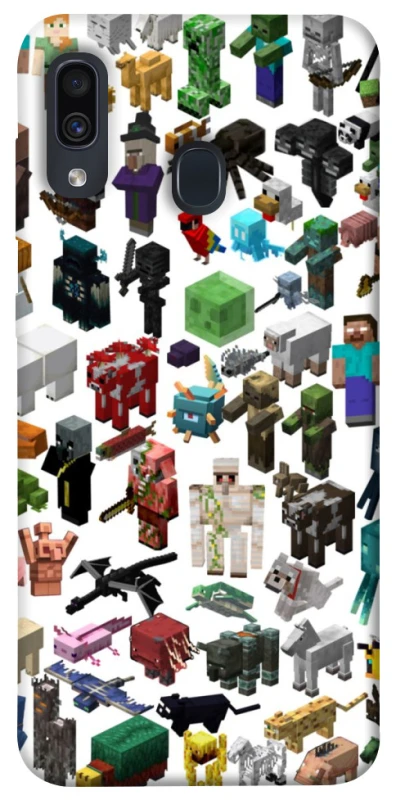 Чохол на Samsung Galaxy A20 / A30 Minecraft v4 фото 1 з 1