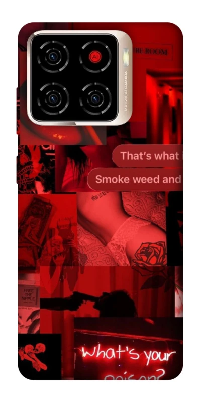 Чохол на ZTE Blade A56 Love collage ver.1 фото 1 з 1