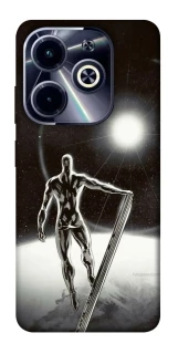 Чехол на Infinix Hot 40i Серебряный сёрфер фото 1 из 1