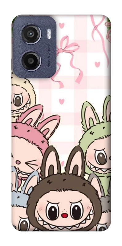 Чохол на Motorola Moto G05 All Labubu 2 фото 1 з 1