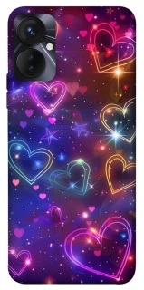 Чохол на TECNO Spark 9 Pro (KH7n) Drawn hearts фото 1 з 1