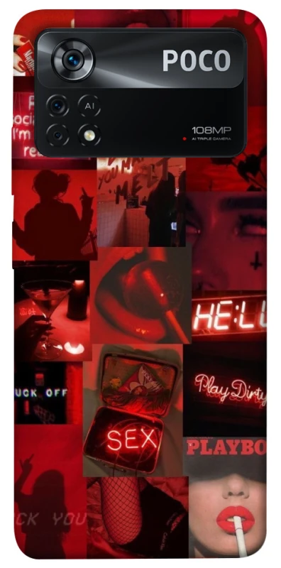 Чехол на Xiaomi Poco X4 Pro 5G Love collage ver.3 фото 1 из 1