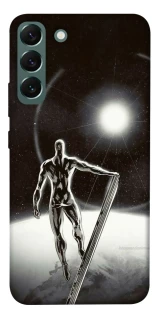 Чехол на Samsung Galaxy S22+ Серебряный сёрфер фото 1 из 1