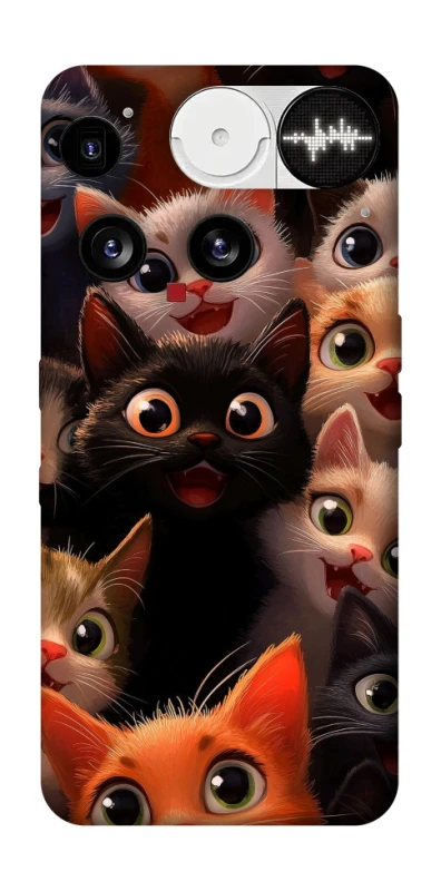 Чохол на Nothing Phone (3) happy cats фото 1 з 1