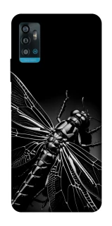 Чохол на ZTE Blade A71 Black dragonfly фото 1 з 1