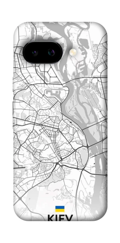 Чехол на Google Pixel 9a Kiev white map фото 1 из 1