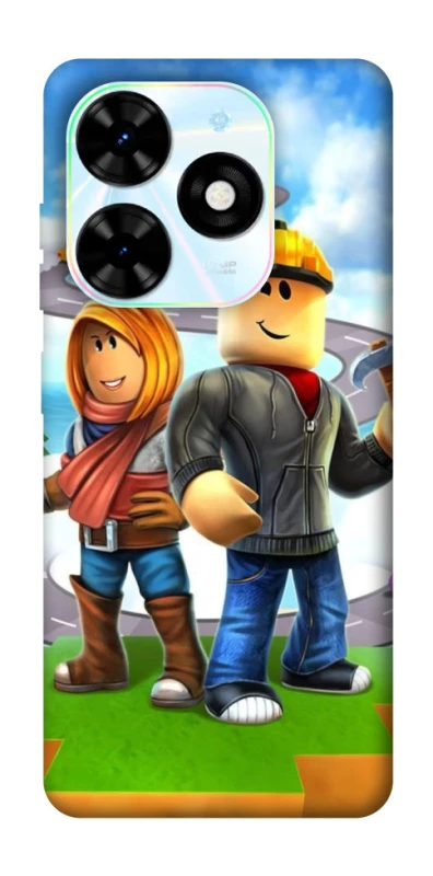 Чехол на TECNO Spark Go 2024 Roblox Builder Adventure фото 1 из 1