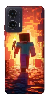 Чехол на Motorola Moto G35 Minecraft adventure фото 1 из 1