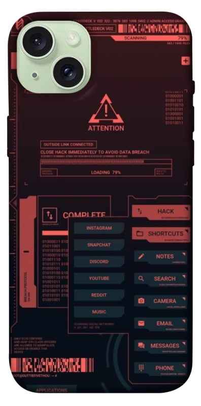 Чохол на Apple iPhone 15 Plus (6.7") Attention фото 1 з 1