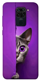 Чохол на Xiaomi Redmi Note 9 / Redmi 10X Кіт-підглядач фото 1 з 1