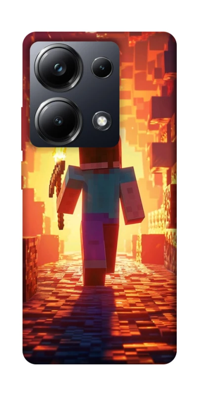 Чохол на Xiaomi Poco M6 Pro 4G Minecraft adventure фото 1 з 1