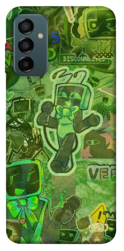 Чохол на Samsung Galaxy M13 4G Dandysworld tv green theme фото 1 з 1