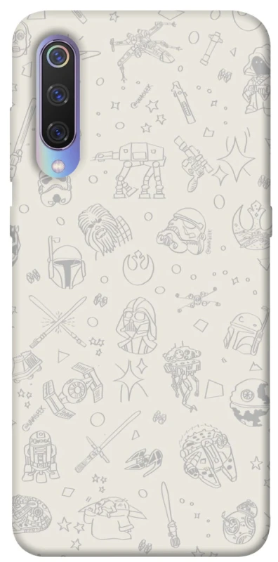 Чехол на Xiaomi Mi 9 Star Wars background ver.1 фото 1 из 1