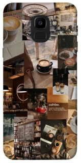 Чохол на Samsung J600F Galaxy J6 (2018) Coffee collage ver.2 фото 1 з 1