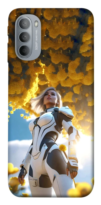 Чехол на Motorola Moto G31 Cyber space girl ver.3 фото 1 из 1