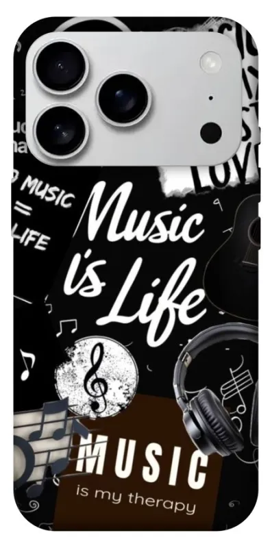 Чохол на Apple iPhone 18 Pro Max Music is Life фото 1 з 1