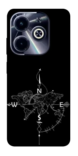 Чохол на Infinix Hot 40i Travel Map фото 1 з 1