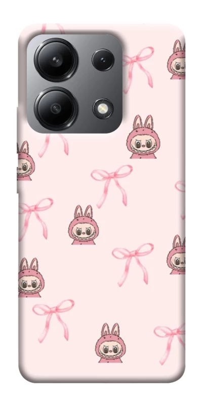 Чохол на Xiaomi Redmi Note 13 4G Pink bows and Labubus фото 1 з 1