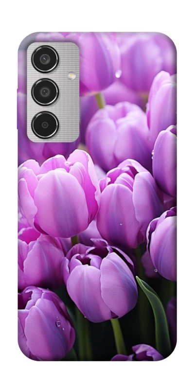 Чехол на Samsung Galaxy M35 Фиолетовые тюльпаны фото 1 из 1
