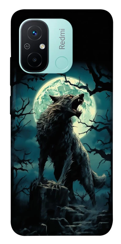 Чохол на Xiaomi Redmi 12C / Poco C55 Вовк під місяцем фото 1 з 1