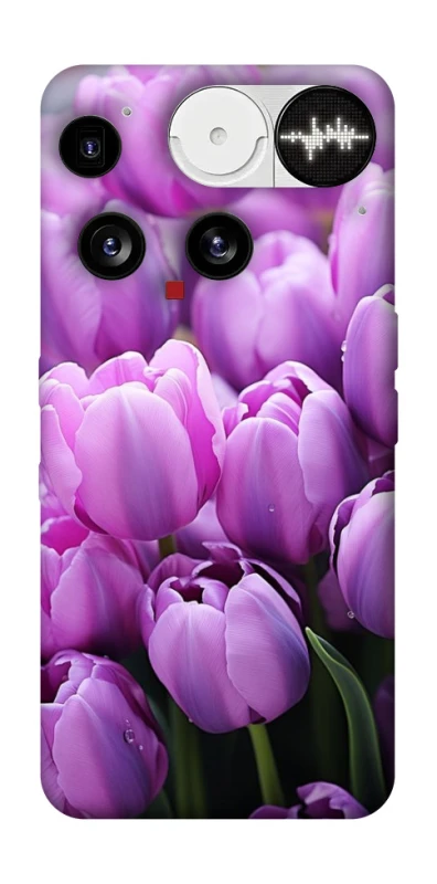 Чохол на Nothing Phone (3) Фіолетові тюльпани фото 1 з 1