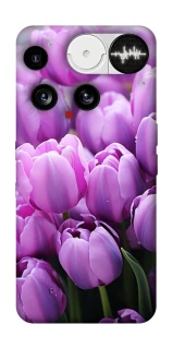 Чехол на Nothing Phone (3) Фиолетовые тюльпаны фото 1 из 1