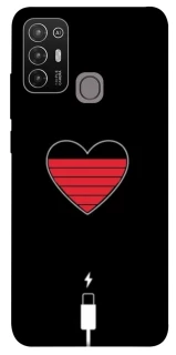 Чехол на ZTE Blade A52 Charge your heart фото 1 из 1