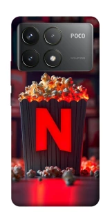 Чехол на Xiaomi Poco F6 Pro Netflix and popcorn фото 1 из 1