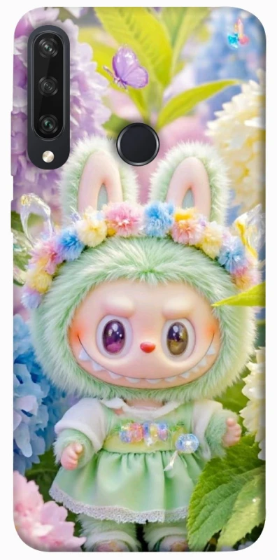 Чохол на Huawei Y6p Labubu & Flowers ver.2 фото 1 з 1