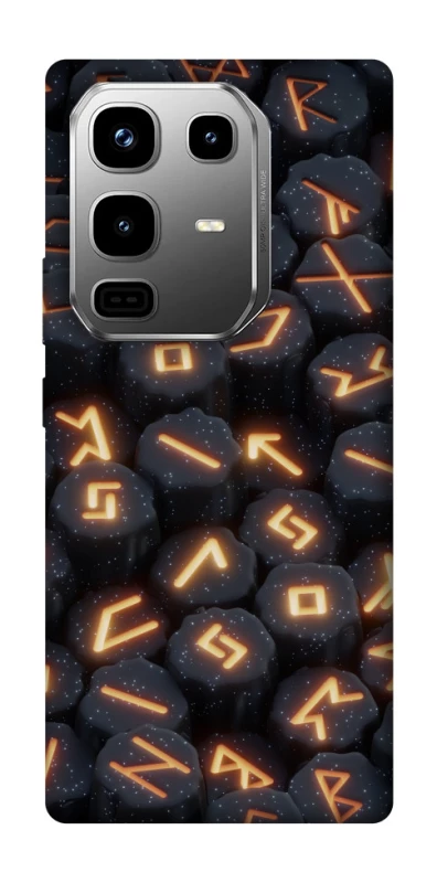 Чехол на Infinix Note 50 Pro Огненые руны фото 1 из 1