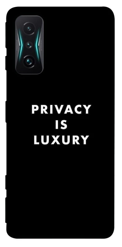 Чохол на Xiaomi Redmi K50 Gaming Privacy is luxury фото 1 з 1
