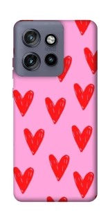 Чехол на Motorola Edge 50 Neo Red hearts 2 фото 1 из 1